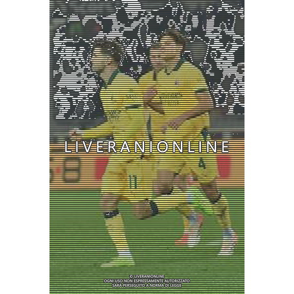 Torino 08.12..25 Stadio Grande Torino @Manuela Viganti/Ag. Aldo Liverani sas Torino vs Milan Campionato Calcio Serie A Enilive 2025/2026 14a giornata Nella foto: esultanza gol di pulisic ©Viganti - AGENZIA ALDO LIVERANI SAS