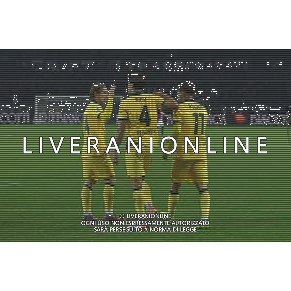 Torino 08.12.25 Stadio Grande Torino @Manuela Viganti/Ag. Aldo Liverani sas Torino vs Milan Campionato Calcio Serie A Enilive 2025/2026 14a giornata Nella foto: esultanza milan dopo il gol di cristian pulisic ©Viganti - AGENZIA ALDO LIVERANI SAS