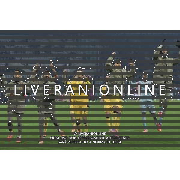 Torino 08.12.25 Stadio Grande Torino @Manuela Viganti/Ag. Aldo Liverani sas Torino vs Milan Campionato Calcio Serie A Enilive 2025/2026 14a giornata Nella foto: festa milan a fine partita ©Viganti - AGENZIA ALDO LIVERANI SAS