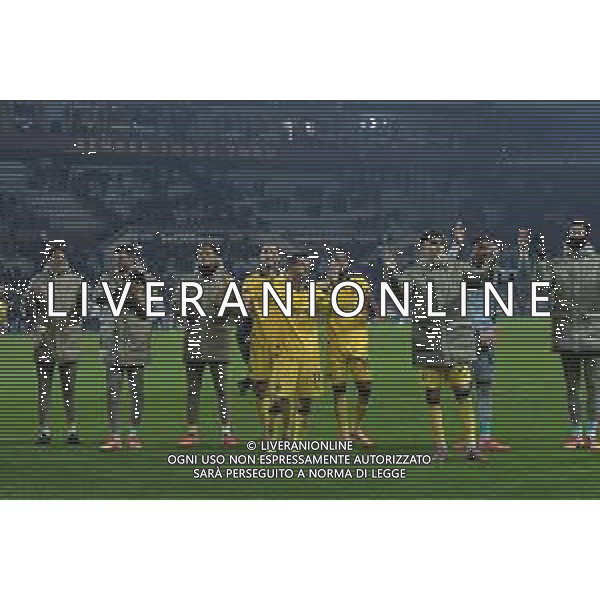 Torino 08.12.25 Stadio Grande Torino @Manuela Viganti/Ag. Aldo Liverani sas Torino vs Milan Campionato Calcio Serie A Enilive 2025/2026 14a giornata Nella foto: festa milan a fine partita ©Viganti - AGENZIA ALDO LIVERANI SAS