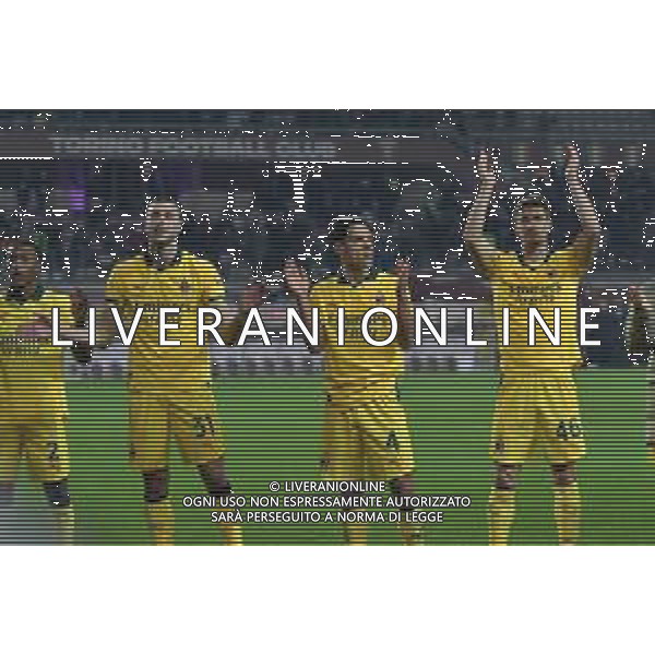 Torino 08.12.25 Stadio Grande Torino @Manuela Viganti/Ag. Aldo Liverani sas Torino vs Milan Campionato Calcio Serie A Enilive 2025/2026 14a giornata Nella foto: festa milan a fine partita ©Viganti - AGENZIA ALDO LIVERANI SAS