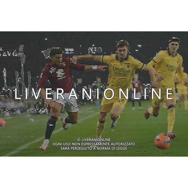 Torino 08.12..25 Stadio Grande Torino @Manuela Viganti/Ag. Aldo Liverani sas Torino vs Milan Campionato Calcio Serie A Enilive 2025/2026 14a giornata Nella foto: CHE ADAMS-MATTEO GABBIA