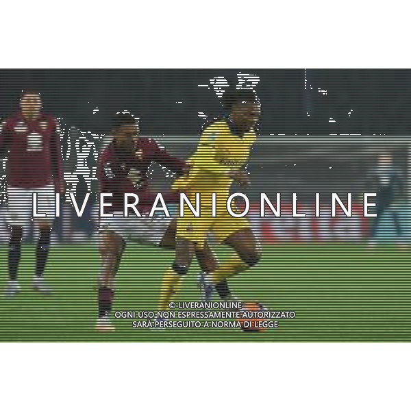 Torino 08.12..25 Stadio Grande Torino @Manuela Viganti/Ag. Aldo Liverani sas Torino vs Milan Campionato Calcio Serie A Enilive 2025/2026 14a giornata Nella foto: RAFAEL LEÃO-TINO ANJORIN