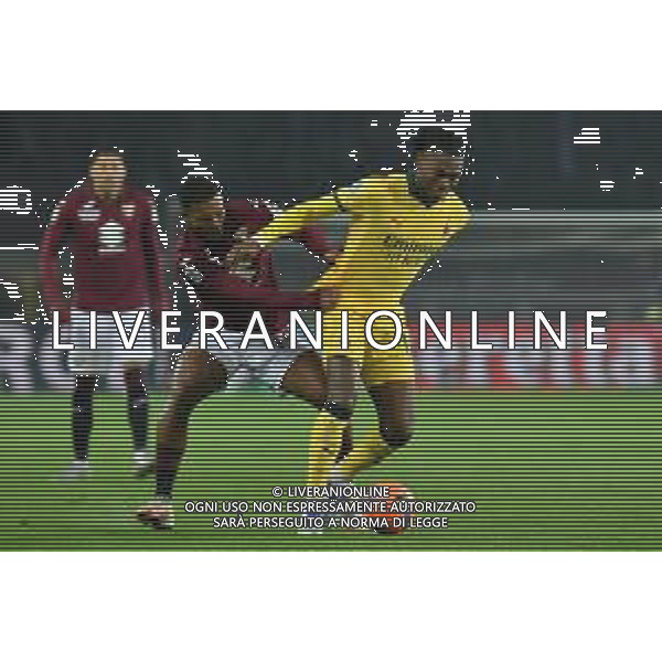 Torino 08.12..25 Stadio Grande Torino @Manuela Viganti/Ag. Aldo Liverani sas Torino vs Milan Campionato Calcio Serie A Enilive 2025/2026 14a giornata Nella foto: RAFAEL LEÃO-TINO ANJORIN