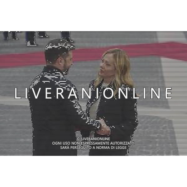 Roma 09 Dicembre 2025 Il Presidente del Consiglio dei Ministri Giorgia Meloni, incontra a Palazzo Chigi il Presidente dell\'Ucraina Volodymyr Zelensky Nella Foto: Volodymyr Zelensky, Giorgia Meloni Foto Credit: Andrea Bracaglia AG ALDO LIVERANI SAS