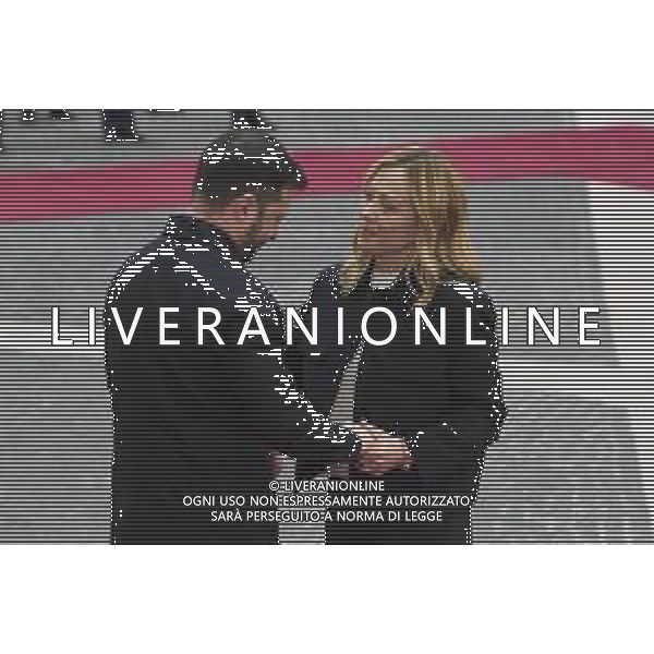 Roma 09 Dicembre 2025 Il Presidente del Consiglio dei Ministri Giorgia Meloni, incontra a Palazzo Chigi il Presidente dell\'Ucraina Volodymyr Zelensky Nella Foto: Volodymyr Zelensky, Giorgia Meloni Foto Credit: Andrea Bracaglia AG ALDO LIVERANI SAS