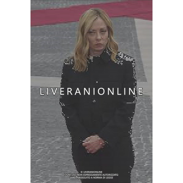 Roma 09 Dicembre 2025 Il Presidente del Consiglio dei Ministri Giorgia Meloni, incontra a Palazzo Chigi il Presidente dell\'Ucraina Volodymyr Zelensky Nella Foto: Giorgia Meloni Foto Credit: Andrea Bracaglia AG ALDO LIVERANI SAS