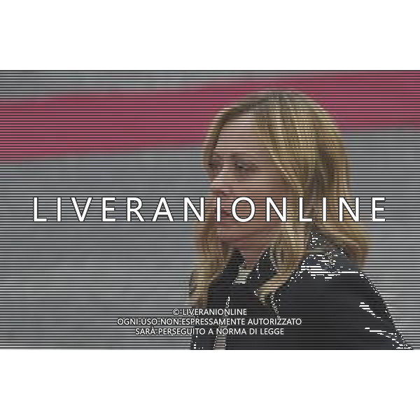 Roma 09 Dicembre 2025 Il Presidente del Consiglio dei Ministri Giorgia Meloni, incontra a Palazzo Chigi il Presidente dell\'Ucraina Volodymyr Zelensky Nella Foto: Giorgia Meloni Foto Credit: Andrea Bracaglia AG ALDO LIVERANI SAS