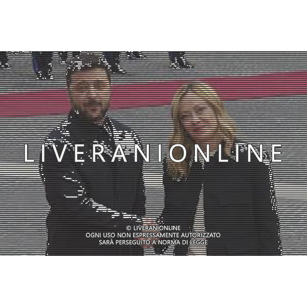 Roma 09 Dicembre 2025 Il Presidente del Consiglio dei Ministri Giorgia Meloni, incontra a Palazzo Chigi il Presidente dell\'Ucraina Volodymyr Zelensky Nella Foto: Volodymyr Zelensky, Giorgia Meloni Foto Credit: Andrea Bracaglia AG ALDO LIVERANI SAS