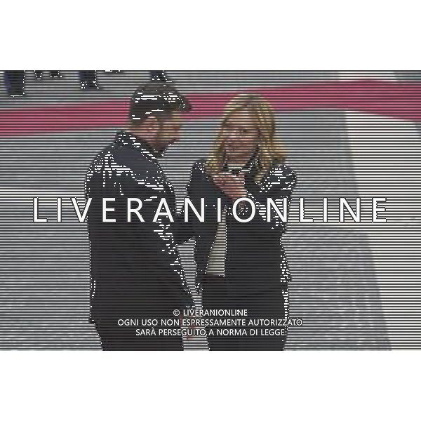 Roma 09 Dicembre 2025 Il Presidente del Consiglio dei Ministri Giorgia Meloni, incontra a Palazzo Chigi il Presidente dell\'Ucraina Volodymyr Zelensky Nella Foto: Volodymyr Zelensky, Giorgia Meloni Foto Credit: Andrea Bracaglia AG ALDO LIVERANI SAS