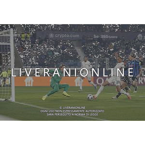 Joao Pedro of Chelsea FC scores a goal during Atalanta BC vs Chelsea FC, Champions League 2025-26 League phase, Matchday 6°, game at New Balance Arena in Bergamo (BG), Italy, on Dicember 09, 2025. (Photo by Davide Casentini)- AGENZIA ALDO LIVERANI SAS