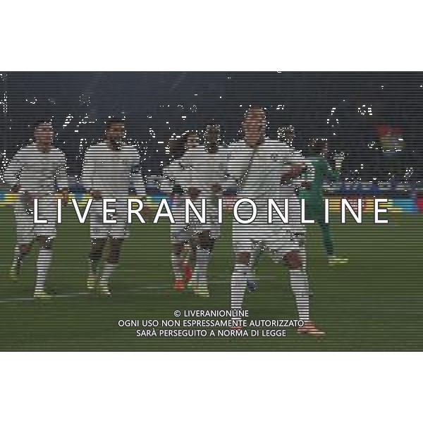 Joao Pedro of Chelsea FC celebrates with team during Atalanta BC vs Chelsea FC, Champions League 2025-26 League phase, Matchday 6°, game at New Balance Arena in Bergamo (BG), Italy, on Dicember 09, 2025. (Photo by Davide Casentini)- AGENZIA ALDO LIVERANI SAS
