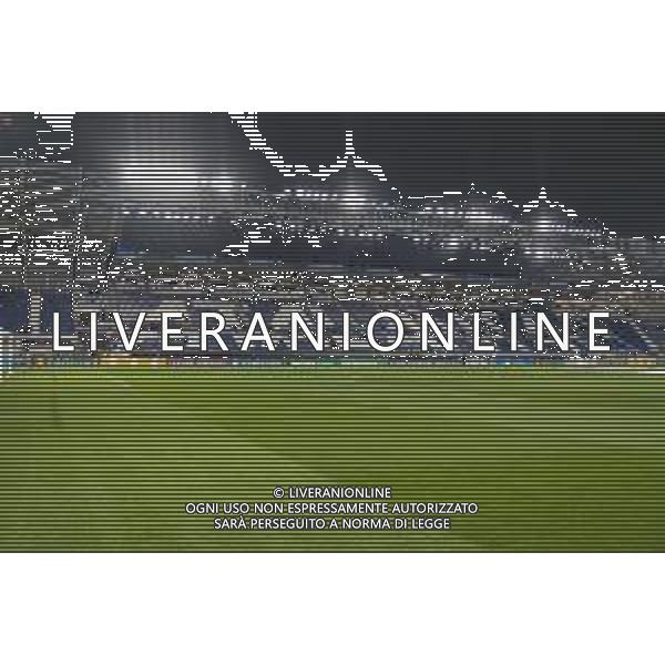 Spalti vuoti prepartita Pich view before Atalanta BC vs Chelsea FC, Champions League 2025-26 League phase, Matchday 6°, game at New Balance Arena in Bergamo (BG), Italy, on Dicember 09, 2025. (Photo by Davide Casentini)- AGENZIA ALDO LIVERANI SAS