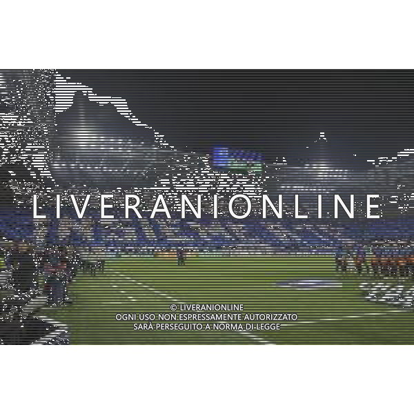 Coreografia tifosi - Atalanta fans put the banner during Atalanta BC vs Chelsea FC, Champions League 2025-26 League phase, Matchday 6°, game at New Balance Arena in Bergamo (BG), Italy, on Dicember 09, 2025. (Photo by Davide Casentini)- AGENZIA ALDO LIVERANI SAS