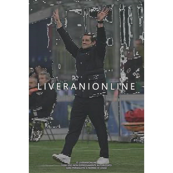 Inter vs Liverpool nella foto Cristian Chivu allenatore Inter Milano 09-12-2025 Stadio Giuseppe Meazza - San Siro Inter vs Liverpool UEFA Champions League fase a girone unico - 6a giornata foto Roberto Garavaglia/Agenzia Aldo Liverani sas