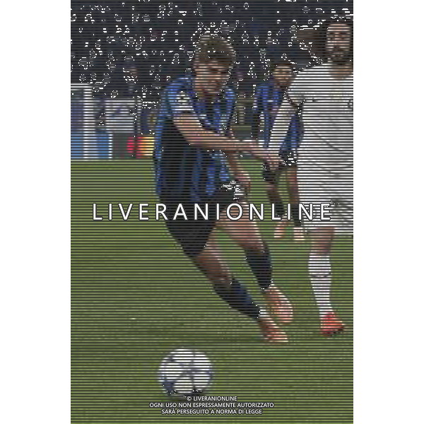 Charles De Ketelaere of Atalanta BC. play the ball during Atalanta BC vs Chelsea FC, Champions League 2025-26 League phase, Matchday 6°, game at New Balance Arena in Bergamo (BG), Italy, on Dicember 09, 2025. (Photo by Davide Casentini)- AGENZIA ALDO LIVERANI SAS