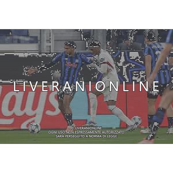 Ederson Jose’ Dos Santos Lourenco da Silva "Ederson" of Atalanta BC battle for the ball with Reece James of Chelsea FC during Atalanta BC vs Chelsea FC, Champions League 2025-26 League phase, Matchday 6°, game at New Balance Arena in Bergamo (BG), Italy, on Dicember 09, 2025. (Photo by Davide Casentini)- AGENZIA ALDO LIVERANI SAS