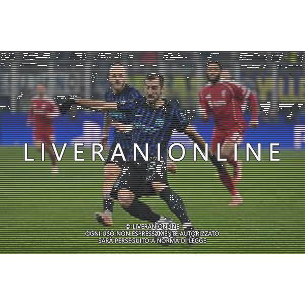 Inter vs Liverpool nella foto Henrikh Mkhitaryan (Inter) Milano 09-12-2025 Stadio Giuseppe Meazza - San Siro Inter vs Liverpool UEFA Champions League fase a girone unico - 6a giornata foto Roberto Garavaglia/Agenzia Aldo Liverani sas