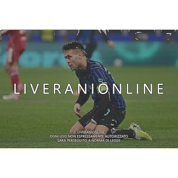 Inter vs Liverpool nella foto Lautaro Martinez (Inter) Milano 09-12-2025 Stadio Giuseppe Meazza - San Siro Inter vs Liverpool UEFA Champions League fase a girone unico - 6a giornata foto Roberto Garavaglia/Agenzia Aldo Liverani sas