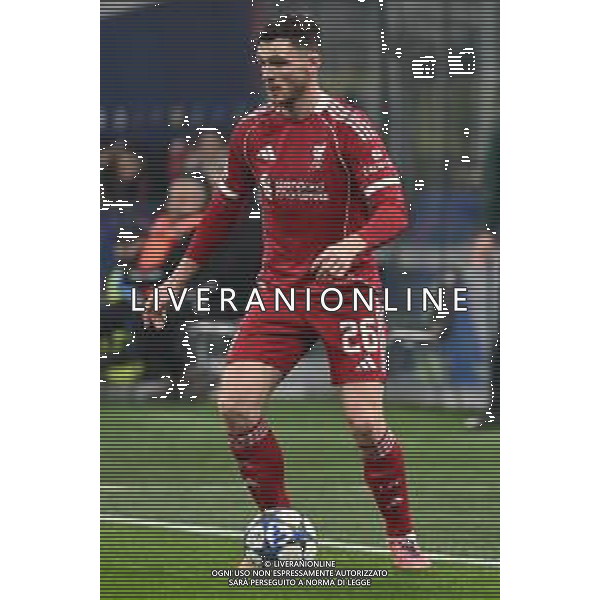 Inter vs Liverpool nella foto Andrew Robertson (Liverpool) Milano 09-12-2025 Stadio Giuseppe Meazza - San Siro Inter vs Liverpool UEFA Champions League fase a girone unico - 6a giornata foto Roberto Garavaglia/Agenzia Aldo Liverani sas