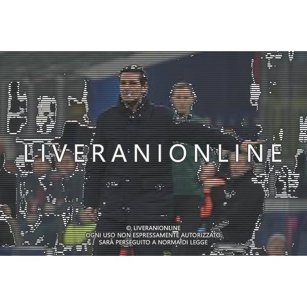 Inter vs Liverpool nella foto Cristian Chivu allenatore Inter Milano 09-12-2025 Stadio Giuseppe Meazza - San Siro Inter vs Liverpool UEFA Champions League fase a girone unico - 6a giornata foto Roberto Garavaglia/Agenzia Aldo Liverani sas