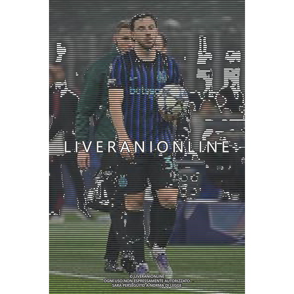 Inter vs Liverpool nella foto Carlos Augusto (Inter) Milano 09-12-2025 Stadio Giuseppe Meazza - San Siro Inter vs Liverpool UEFA Champions League fase a girone unico - 6a giornata foto Roberto Garavaglia/Agenzia Aldo Liverani sas
