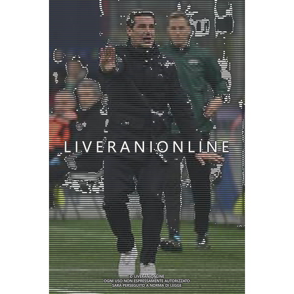 Inter vs Liverpool nella foto Cristian Chivu allenatore Inter Milano 09-12-2025 Stadio Giuseppe Meazza - San Siro Inter vs Liverpool UEFA Champions League fase a girone unico - 6a giornata foto Roberto Garavaglia/Agenzia Aldo Liverani sas