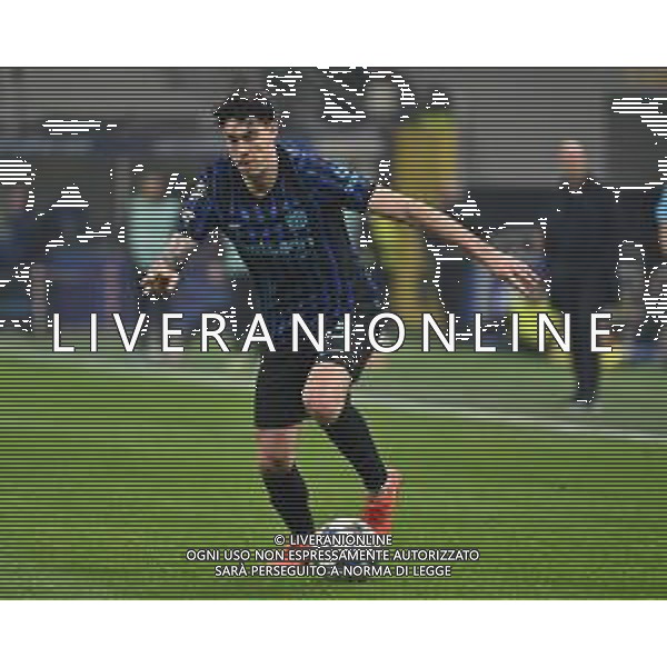 Inter vs Liverpool nella foto Alessandro Bastoni (Inter) Milano 09-12-2025 Stadio Giuseppe Meazza - San Siro Inter vs Liverpool UEFA Champions League fase a girone unico - 6a giornata foto Roberto Garavaglia/Agenzia Aldo Liverani sas