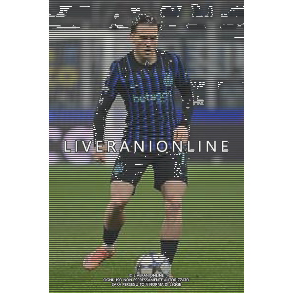 Inter vs Liverpool nella foto Piotr Zielinski (Inter) Milano 09-12-2025 Stadio Giuseppe Meazza - San Siro Inter vs Liverpool UEFA Champions League fase a girone unico - 6a giornata foto Roberto Garavaglia/Agenzia Aldo Liverani sas