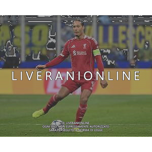 Inter vs Liverpool nella foto Virgil van Dijk (Liverpool) Milano 09-12-2025 Stadio Giuseppe Meazza - San Siro Inter vs Liverpool UEFA Champions League fase a girone unico - 6a giornata foto Roberto Garavaglia/Agenzia Aldo Liverani sas