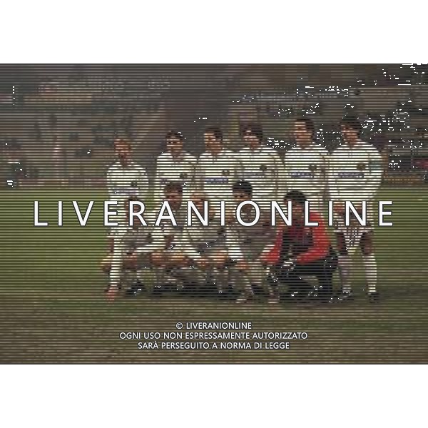 NEG COL-25-11-1999 PARMA SEDICESIMI DI FINALE DI COPPA UEFA PARMA-STURM GRAZ 2-1 NELLA FOTO FORMAZIONE STURM GRAZ AG ALDO LIVERANI SAS