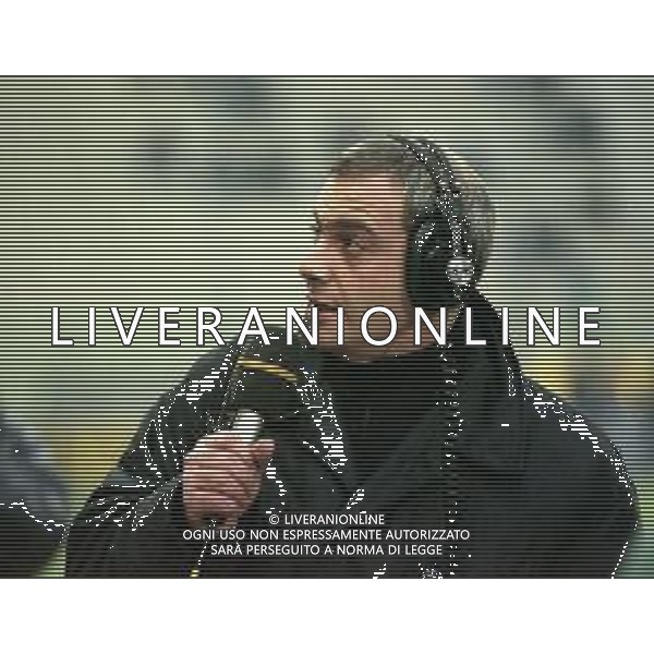 NEG COL-25-11-1999 PARMA SEDICESIMI DI FINALE DI COPPA UEFA PARMA-STURM GRAZ 2-1 NELLA FOTO IL TELECRONISTA FABRIZIO FAILLA AG ALDO LIVERANI SAS