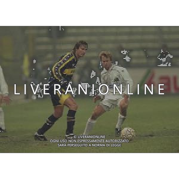 NEG COL-25-11-1999 PARMA SEDICESIMI DI FINALE DI COPPA UEFA PARMA-STURM GRAZ 2-1 NELLA FOTO DINO BAGGIO AG ALDO LIVERANI SAS