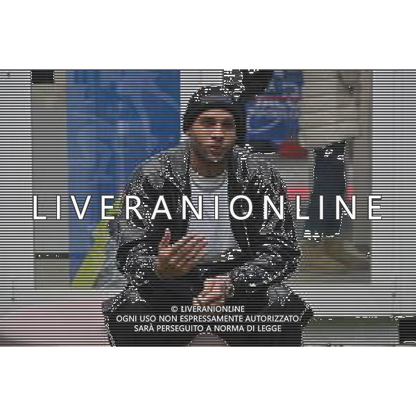 TVRG incontro Marcell Jacobs nella foto Marcell Jacobs Milano 10-12-2025 Il campipone olimpico Marcell Jacobs incontra e dialoga con alcuni studenti sotto il Palazzo della Regione, in piazza Città di Lombardia foto Roberto Garavaglia/Agenzia Aldo Liverani sas