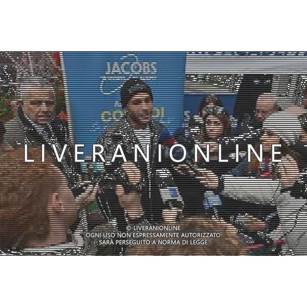 TVRG incontro Marcell Jacobs nella foto Marcell Jacobs Milano 10-12-2025 Il campipone olimpico Marcell Jacobs incontra e dialoga con alcuni studenti sotto il Palazzo della Regione, in piazza Città di Lombardia foto Roberto Garavaglia/Agenzia Aldo Liverani sas