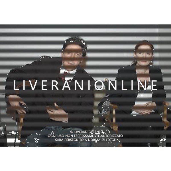 Milano 06/03/2006 Presentazione Spettacolo \'Zorro\' nella foto: Sergio Castellito e Margaret Mazzantini foto Danilo Recalcati / AG.Aldo Liverani