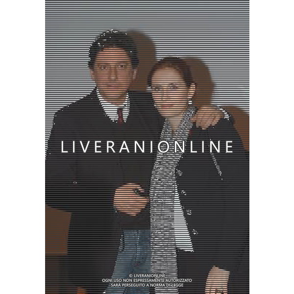 Milano 06/03/2006 Presentazione Spettacolo \'Zorro\' nella foto: Sergio Castellito e Margaret Mazzantini foto Danilo Recalcati / AG.Aldo Liverani