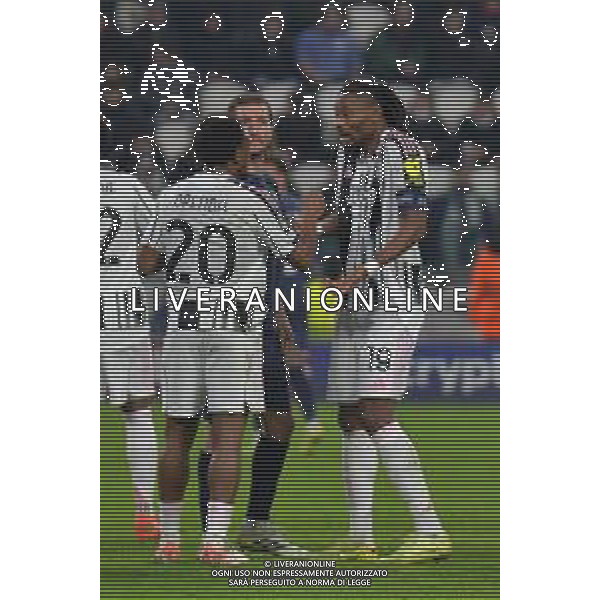 Torino 10.12.2025 Allianz Stadium © Manuela Viganti/Agenzia Aldo Liverani Juventus vs Pafos Uefa Champions League 2025/2026 6a giornata Nella foto: lois openda e khephren thuram