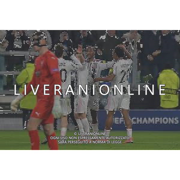 Torino 10.12.2025 Allianz Stadium © Manuela Viganti/Agenzia Aldo Liverani Juventus vs Pafos Uefa Champions League 2025/2026 6a giornata Nella foto: esultanza juventus dopo il gol di jonathan david