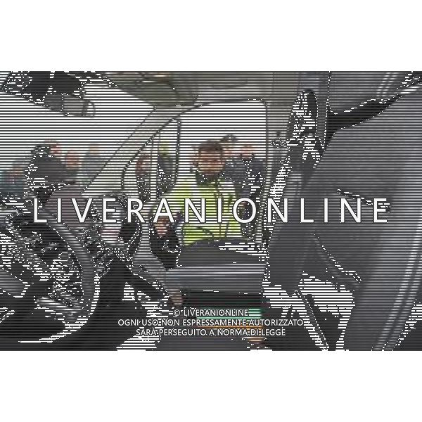 IMOLA 11 12 2025 piazzale antistante il Pronto Soccorso dell’Ospedale S. Maria della Scaletta (Imola). cerimonia di donazione della nuova ambulanza al territorio imolese da parte della Cooperativa Trasporti Imola.NELLA FOTO NICOLA TANCREDI COORDINATORE SOCCORSI E TRASPORTI 118 AUSL IMOLA EXTRAOSPEDALIERI ©SANNA - AGENZIA ALDO LIVERANI SAS