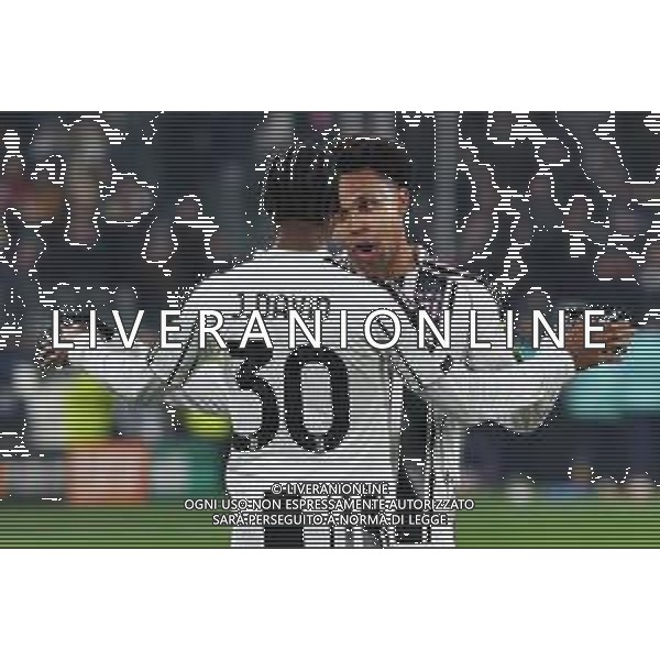10.12..2025 Allianz Stadium TVAF-©Alessandro Falzone/Ag. Aldo Liverani sas Juventus vs Patos Champions League 2025/2026 Nella foto: Esultanza gol Jonathan David con Weston Mckennie ©TVAF Falzone - AGENZIA ALDO LIVERANI SAS