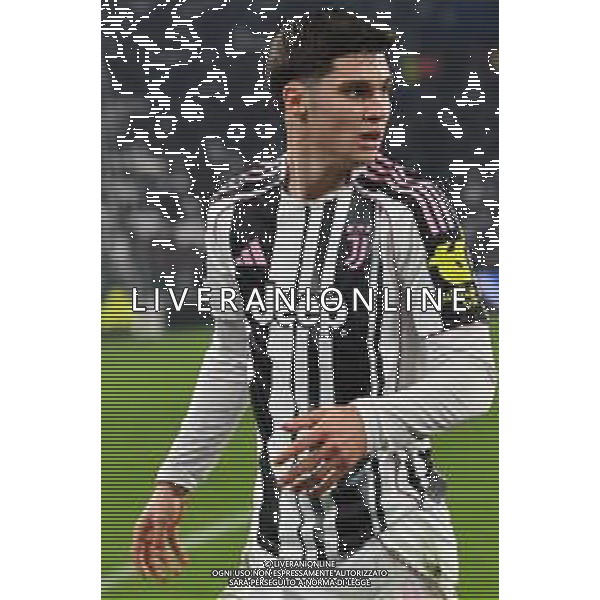 10.12..2025 Allianz Stadium TVAF-©Alessandro Falzone/Ag. Aldo Liverani sas Juventus vs Patos Champions League 2025/2026 Nella foto: Vasilije Adzic ©TVAF Falzone - AGENZIA ALDO LIVERANI SAS