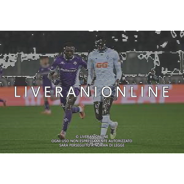 TVRG Fiorentina vs Dinamo Kiev nella foto Moise Kean (Fiorentina) e Aliou Thiare (Dinamo Kiev) Firenze 11-12-2025 Stadio Artemio Franchi Fiorentina vs Dinamo Kiev UEFA Conference League fase a girone unico - 5a giornata foto Roberto Garavaglia/Agenzia Aldo Liverani sas