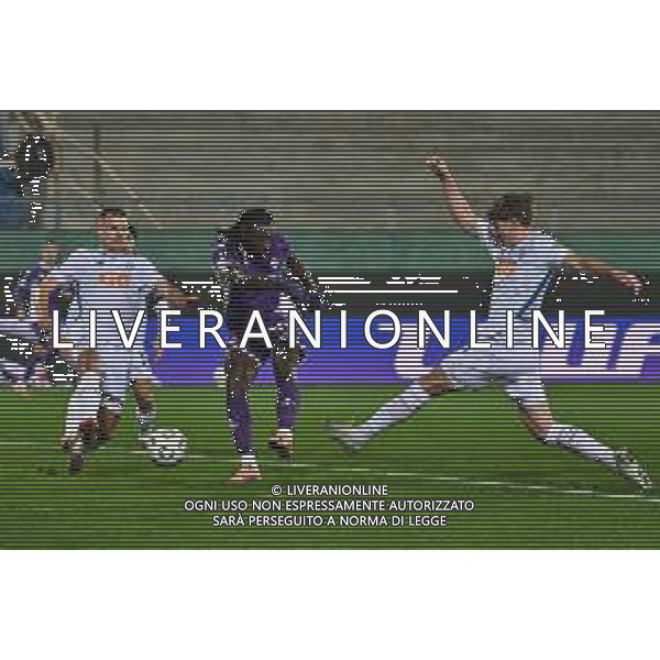 TVRG Fiorentina vs Dinamo Kiev nella foto Moise Kean (Fiorentina) occasione da gol Firenze 11-12-2025 Stadio Artemio Franchi Fiorentina vs Dinamo Kiev UEFA Conference League fase a girone unico - 5a giornata foto Roberto Garavaglia/Agenzia Aldo Liverani sas