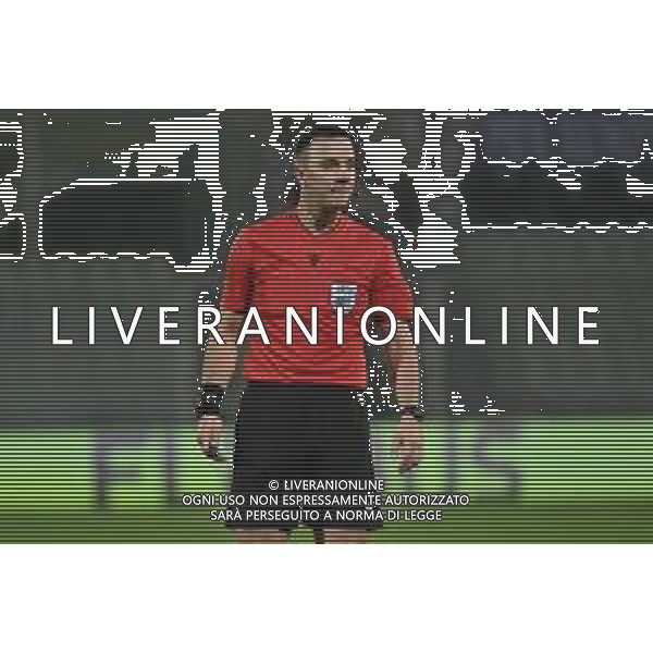 TVRG Fiorentina vs Dinamo Kiev nella foto l\'arbitro Milos Milanovic (SRB) Firenze 11-12-2025 Stadio Artemio Franchi Fiorentina vs Dinamo Kiev UEFA Conference League fase a girone unico - 5a giornata foto Roberto Garavaglia/Agenzia Aldo Liverani sas