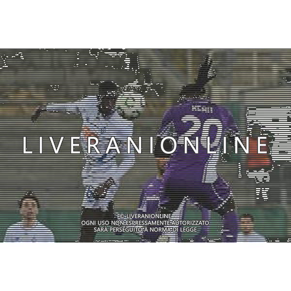 TVRG Fiorentina vs Dinamo Kiev nella foto Moise Kean (Fiorentina) segna il gol dell\'1 a 0 Firenze 11-12-2025 Stadio Artemio Franchi Fiorentina vs Dinamo Kiev UEFA Conference League fase a girone unico - 5a giornata foto Roberto Garavaglia/Agenzia Aldo Liverani sas