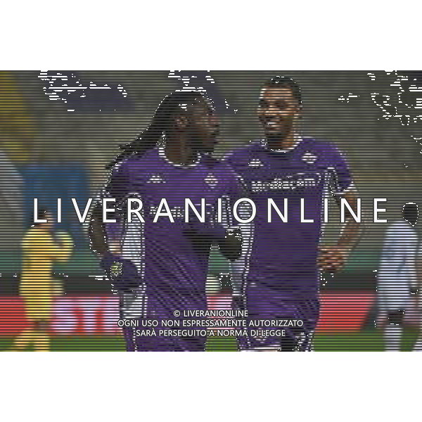 TVRG Fiorentina vs Dinamo Kiev nella foto Moise Kean (Fiorentina) e Cher Ndour (Fiorentina) esultanza dopo il gol dell\'1 a 0 Firenze 11-12-2025 Stadio Artemio Franchi Fiorentina vs Dinamo Kiev UEFA Conference League fase a girone unico - 5a giornata foto Roberto Garavaglia/Agenzia Aldo Liverani sas