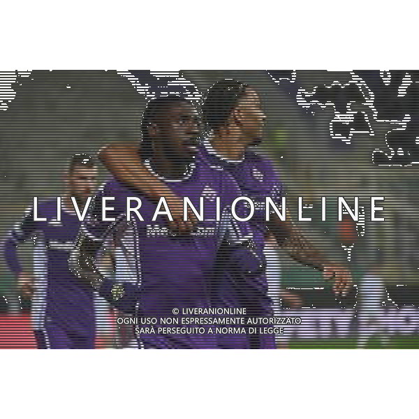TVRG Fiorentina vs Dinamo Kiev nella foto Moise Kean (Fiorentina) e Cher Ndour (Fiorentina) esultanza dopo il gol dell\'1 a 0 Firenze 11-12-2025 Stadio Artemio Franchi Fiorentina vs Dinamo Kiev UEFA Conference League fase a girone unico - 5a giornata foto Roberto Garavaglia/Agenzia Aldo Liverani sas