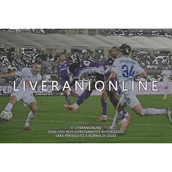 TVRG Fiorentina vs Dinamo Kiev nella foto Moise Kean (Fiorentina) occasione da gol Firenze 11-12-2025 Stadio Artemio Franchi Fiorentina vs Dinamo Kiev UEFA Conference League fase a girone unico - 5a giornata foto Roberto Garavaglia/Agenzia Aldo Liverani sas