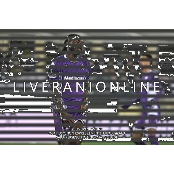 TVRG Fiorentina vs Dinamo Kiev nella foto Moise Kean (Fiorentina) delusione dopo occasione da gol fallita Firenze 11-12-2025 Stadio Artemio Franchi Fiorentina vs Dinamo Kiev UEFA Conference League fase a girone unico - 5a giornata foto Roberto Garavaglia/Agenzia Aldo Liverani sas